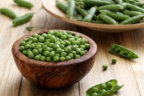 剥かれたえんどう豆