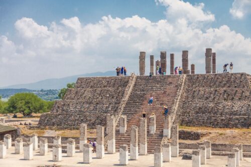 トルテカ文明の古代遺跡トゥラ遺跡