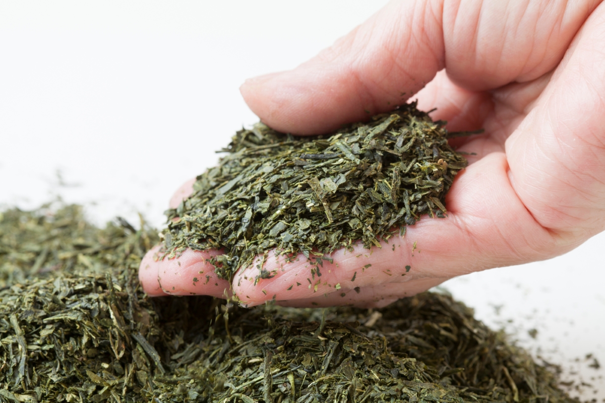 緑茶の茶葉